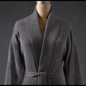 RH Cashmere Spa Robe Charcoal Small